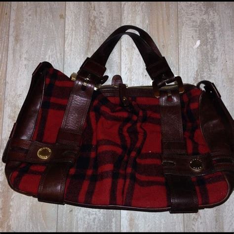 red flannel bag.